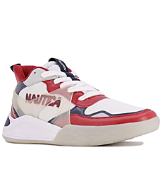Nautica Men's Fashion Sneakers Lace-Up Trainers Walking Shoes Basketball Style -Arkan-Americana-Size-12