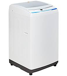 COMFEE’ Washing Machine 2.0 Cu.ft LED Portable Washing Machine and Washer Lavadora Portátil Compact Laundry, 6 Modes, Energy Saving, Child Lock for RV, Dorm, Apartment Ivory White
