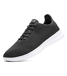 VAMJAM Men's Running Shoes Ultra Lightweight Breathable Walking Shoes Fashion Sneakers Mesh Workout Casual Sports Shoes