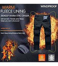 Womens Ski Pants Insulated Warm Snowboard Snowpants Thermal Windproof Lightweight Camping Softshell Windbreaker Pants | Dgray, M
