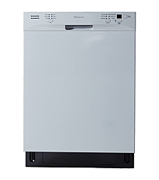 Kalamera Built in Dishwasher, 24 inch Dishwacher with 12/14 Place Settings, 6 Wash Cycles and 4 Temperature + Sanitized Option, Energy Save with Low Water Consumption and Quiet Operation - White