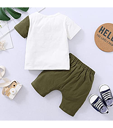 18 Months Boy Clothes Toddler Baby Boy Clothes Summer Mamas Boy Outfits Cotton Bermuda Shorts Set Playwear Cute 24 Month Boy Clothes