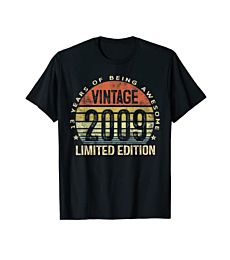 13 Year Old Gifts Vintage 2009 Limited Edition 13th Birthday T-Shirt