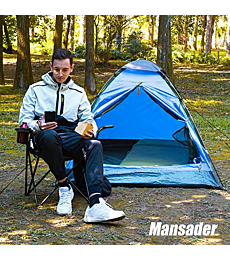 Mansader 2 Person Camping Dome Tent,Waterproof Lightweight Portable Tents for Outdoor Camping Hiking Travel