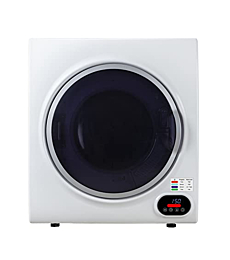 3.5 cu.ft. Compact Short Dryer with Digital Controls in White