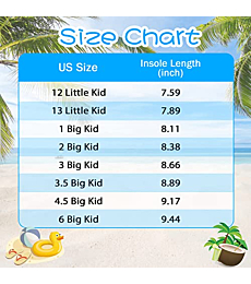 Aqua Outdoor Water Shoes Sandals for Kids Girls Boys Dry Beach House Slippers Black 12 Little Kid