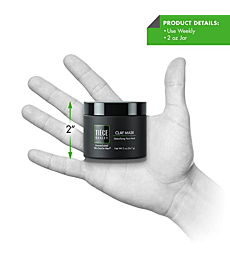 Tiege Hanley Detoxifying Clay Mask for Men | Draws Out Impurities | Improves Skin Texture and Appearance | 2 fluid ounces (ABOUT 10 USES) | Made in the USA