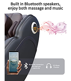 Massage Chair Full Body Zero Gravity Shiatsu Massage Recliner with Heating, Roller and Airbag Massage Sofa Free Installation