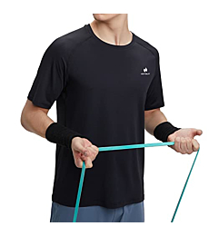 HOTSUIT Men's Shirts Short Sleeve Tee UPF40+ Raglan Workout Quick Dry T-Shirt
