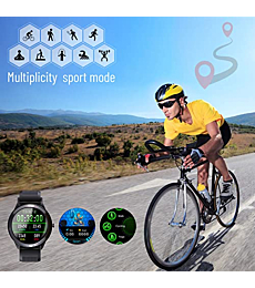 2022 New Smart Watch for Men, Fitness Tracker with Heart Rate Monitor Pedometer Sleep Monitor, IP68 Waterproof Activity Tracker for Andriod and iOS , Bluetooth Fitness Watches for Gym/Swimming/Runing