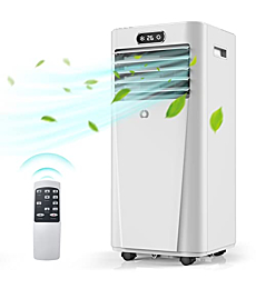 Portable Air Conditioners, AirOrig Portable Air Conditoner 8000 BTU with Built-in Dehumidifier, Fan, Cool Modes, 3-in-1 Portable AC Unit for Rooms up to 350 sq.ft with Remote Control, Super Quiet, Includes Window Mount Kit