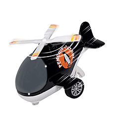 Patrol & Rescue Helicopter - Penguin from Deluxebase. Friction Helicopter Toy with Spinning Rotor for Kids and Toddlers
