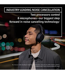 Sony WH-1000XM5 Wireless Industry Leading Noise Canceling Headphones with Auto Noise Canceling Optimizer, Crystal Clear Hands-Free Calling, and Alexa Voice Control, Silver