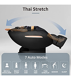 Mynta Massage Chair 3D SL Track Full Body Recliner