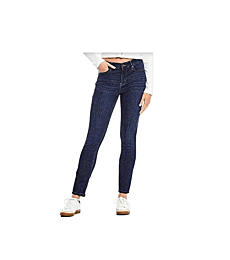 Calvin Klein Jeans Women’s Mid Rise Skinny Jeans “PIF” Dark Blue Wash 26