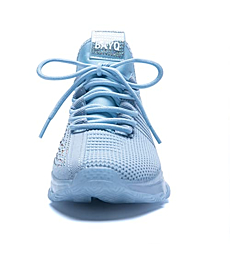Fashion Sneakers for Women - Diamond Glitter Sneakers for Women - Breathable Running Shoes for Women Nonslip Comfy Casual Shoes for Women - Womens Tennis Shoes, Blue, Size 9.5
