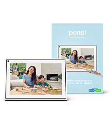 FacebookPortal - Smart Video Calling for The Home with 10” Touch Screen Display - White