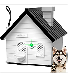 JIIANERY Anti Barking Device, Automatic Sensing Dog Barking Control Devices, 4 Frequency Ultrasonic Bark Box Dogs Sonic Sound Silencer Safe for Human & Dogs