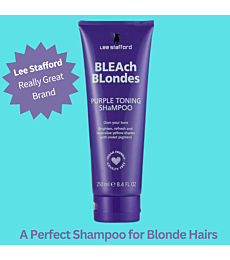 Lee Stafford Bleach Blondes Purple Shampoo for Blonde Hairs