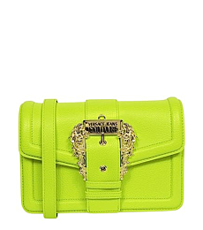 Versace Jeans COUTURE Green casual bag for women with maxi logoed buckle