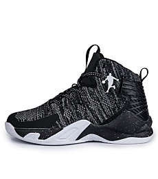 asdfgh Student Men's Shoes Sports Shoes Running Shoes Outdoor Shoes Basketball Shoes (11), Black/White