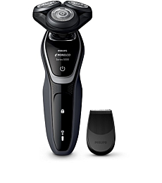 Philips Norelco Electric Shaver 5100 Wet & Dry, S5210/81, with Precision Trimmer