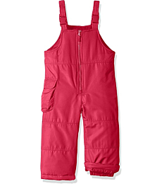 LONDON FOG Girls' Toddler Classic Snow Bib Ski Snowsuit, Fusion Pink, 3T