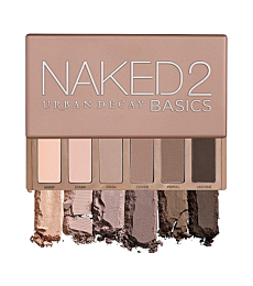 Urban Decay Naked2 Basics Eyeshadow Palette, 6 Taupe & Brown Matte Neutral Shades - Ultra-Blendable, Rich Colors with Velvety Texture - Makeup Set Includes Mirror & Full-Size Pans - Great for Travel