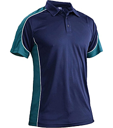 MAGCOMSEN Golf Polo Shirt Men Short Sleeve Jersey Polo Shirt Quick Dry Shirt Military Polo Shirts T Shirts Golf Shirts Fishing Shirts for Men