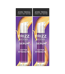 John Frieda Frizz Ease Extra Strength Hair Serum, Anti-Frizz Nourishing Treatment for Thick, Coarse Hair, featuring Bamboo Extract and provides Salon-caliber Smoothing, 1.69 Ounce (2 Pack)