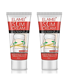 Hot Cream 2 Pack, Slimming Cream, Body Shaping Cream, Massage Cream, Shape, Slim Cream for Shaping Belly, Leg, Waist, Charming Curve (2pack)