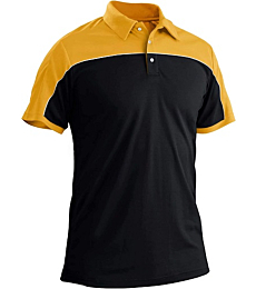 Mens Golf Shirts Dry Fit Short Sleeve Button Down Shirts for Men Polo Shirts Fishing Shirts Work Casual Shirts Summer Shirts Tennis Jersey Polo