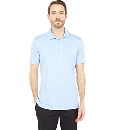adidas Golf Men's Performance Primegreen Polo Shirt, Clear Sky, Small