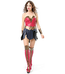 Wondrous Woman Halloween Costume - Comic Book Amazon Super Hero Outfit