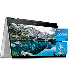 HP Pavilion x360 14” Touchscreen Laptop, 11th Gen Intel Core i5-1135G7, 8 GB RAM, 256 GB SSD Storage, Full HD IPS Display, Windows 10 Home OS, Long Battery Life, Work & Streaming (14-dw1024nr, 2021)