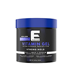 Elegance Vitamin Pro-VB5 Hair Styling Gel Strong Hold 16.9 Oz