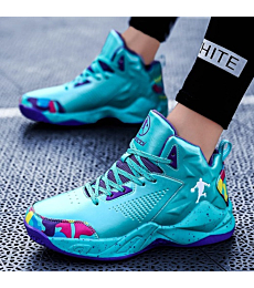 asdfgh Basketball Shoes Men's Shoes Running Shoes Sports Shoes Outdoor Shoes Casual Shoes (Green)
