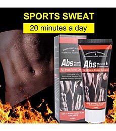 2pcs 60g Hot Cream, Cellulite Removal Cream, Abdomen Training Cream Body Slimming Fat Reduction Body Shaping Cream for Abdominal Muscles Growth