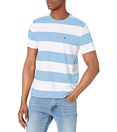 Tommy Hilfiger Men's Short Sleeve Striped T-Shirt