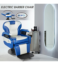 Artist Hand Electric Recline Barber Chair,Heavy Duty Classic Salon Chairs,All Purpose Hydraulic Barber Chair, Beauty Styling Chair for Beauty Shop Salon Chair,170 Degree Recline
