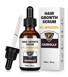 Minoxidil 5% Hair Growth Serum Oil for Men Women, Biotin Hair Regrowth Serum Oil Treatment Prevent Hair Loss Hair Thinning 2 fl.oz