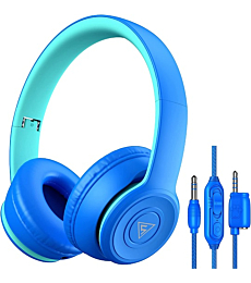 Wireless Bluetooth Headphones Over Ear, DOQAUS 52Hrs Foldable Headphones with 3EQ Modes, Hi-Fi Stereo Bass Wireless Headphones, Comfortable Earpads Wireless & Wired Mode with Mic for Cellphone