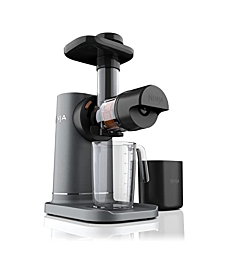 Ninja JC151 NeverClog Cold Press Juicer, Powerful Slow Juicer with Total Pulp Control, Countertop, Electric, 2 Pulp Functions, Dishwasher Safe, 2nd Generation, Charcoal