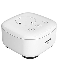 White Noise Machine, Sleep Sound Therapy with 30 Soothing Sounds for Adults Baby Sleeping,3 Auto-Off Timer, Memory Function Sleeping Sound Machine for Nursery Office Home, AC Powered-White