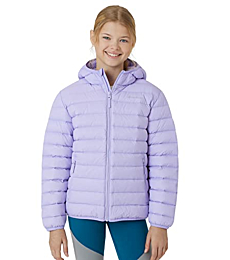 Eddie Bauer Kids' Jacket - CirrusLite Weather Resistant Insulated Quilted Bubble Puffer Coat for Boys and Girls (3-16), Size 3-4, Lavender