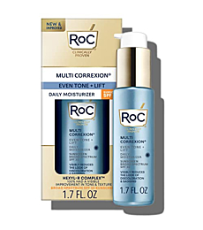 RoC Multi Correxion 5 in 1 Anti-Aging Daily Face Moisturizer with Broad Spectrum SPF 30 & Shea Butter, Skin Care Treatment for Women & Men, 1.7 Ounces (Packaging May Vary)