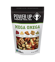Power Up Trail Mix Gourmet Nut Bag, Mega Omega, 14 Ounce