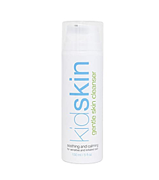 Kidskin - Gentle Skin Cleanser for Kids Preteens and Teens with Sensitive, Dry, Oily Skin - Hydrating Face Wash for All Skin Types, No Parabens Sulfates Fragrance Gluten - Cruelty Free - Made In USA