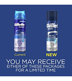 New Gillette Moisturizing Shave Gel, For men who want the best shave possible