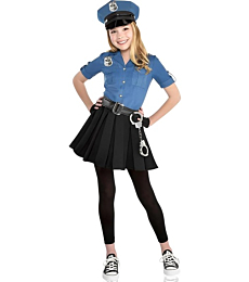 Girls Cop Cutie 2 Costume - Medium - 8-10, 1 Pc